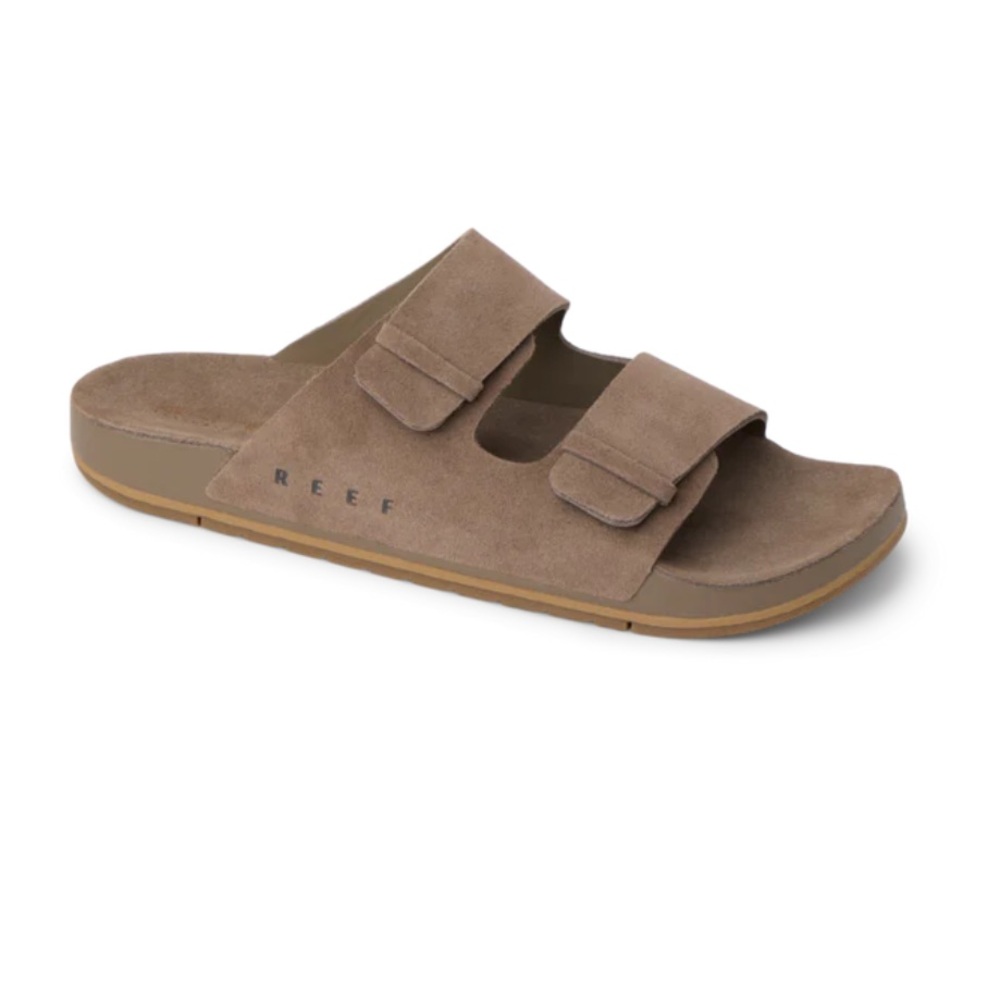 Reef Men’s Ojai Two Bar Sandals in Fossil Size 7